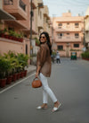 Coffee Roast: Oversized Pocket Detail Shirt